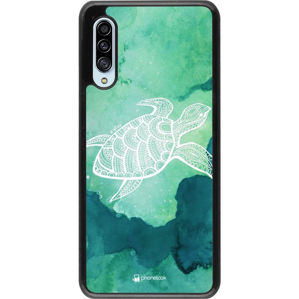 Coque Samsung Galaxy A90 5G - Turtle Aztec Watercolor