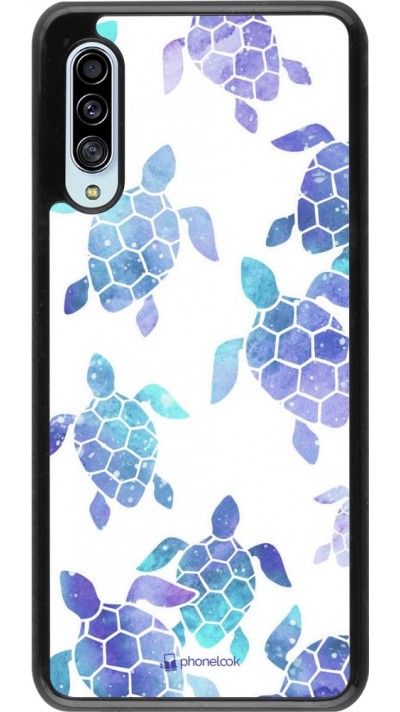 Hülle Samsung Galaxy A90 5G - Turtles pattern watercolor