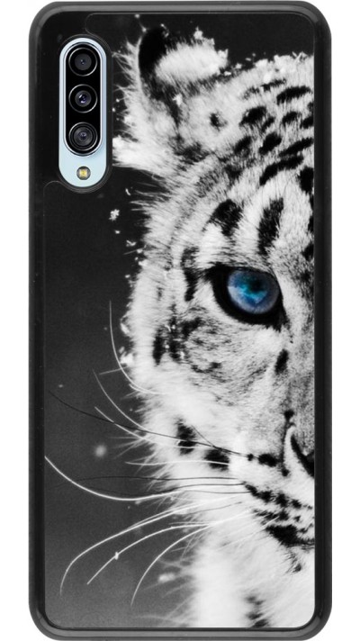 Coque Samsung Galaxy A90 5G - White tiger blue eye