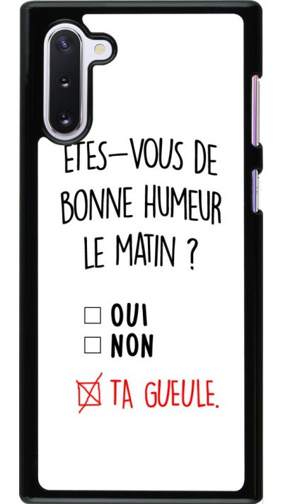 Hülle Samsung Galaxy Note 10 - Bonne humeur matin