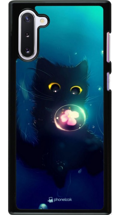 Coque Samsung Galaxy Note 10 - Cute Cat Bubble