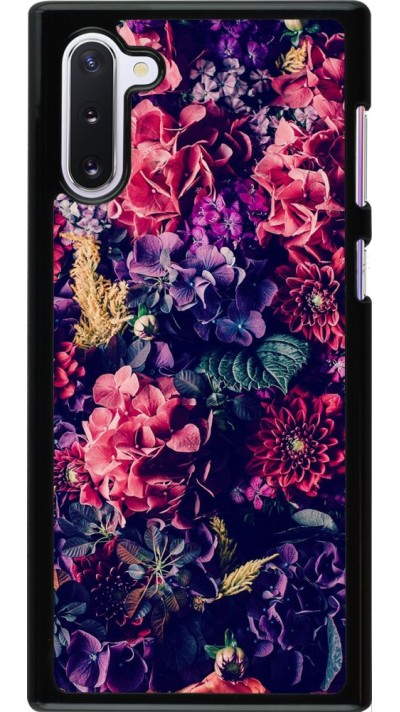 Coque Samsung Galaxy Note 10 - Flowers Dark