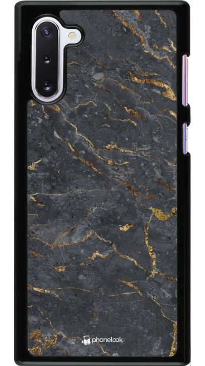 Coque Samsung Galaxy Note 10 - Grey Gold Marble