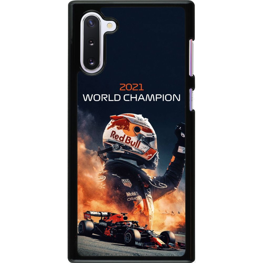 Coque Samsung Galaxy Note 10 - Max Verstappen 2021 World Champion