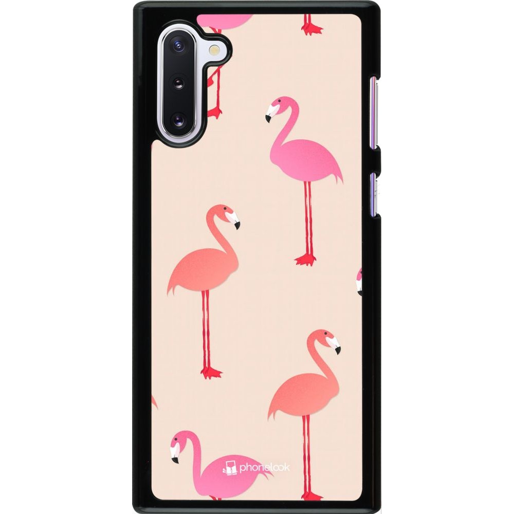 Coque Samsung Galaxy Note 10 - Pink Flamingos Pattern