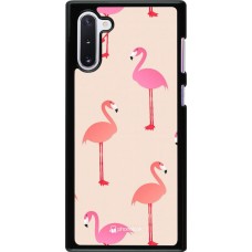 Coque Samsung Galaxy Note 10 - Pink Flamingos Pattern