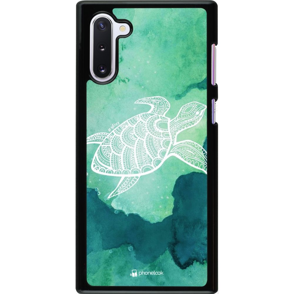 Coque Samsung Galaxy Note 10 - Turtle Aztec Watercolor
