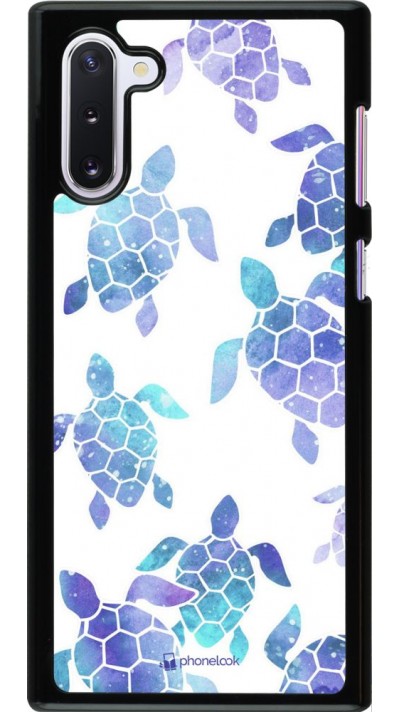 Coque Samsung Galaxy Note 10 - Turtles pattern watercolor