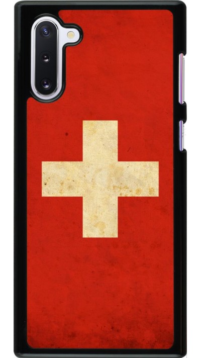 Hülle Samsung Galaxy Note 10 - Vintage Flag SWISS