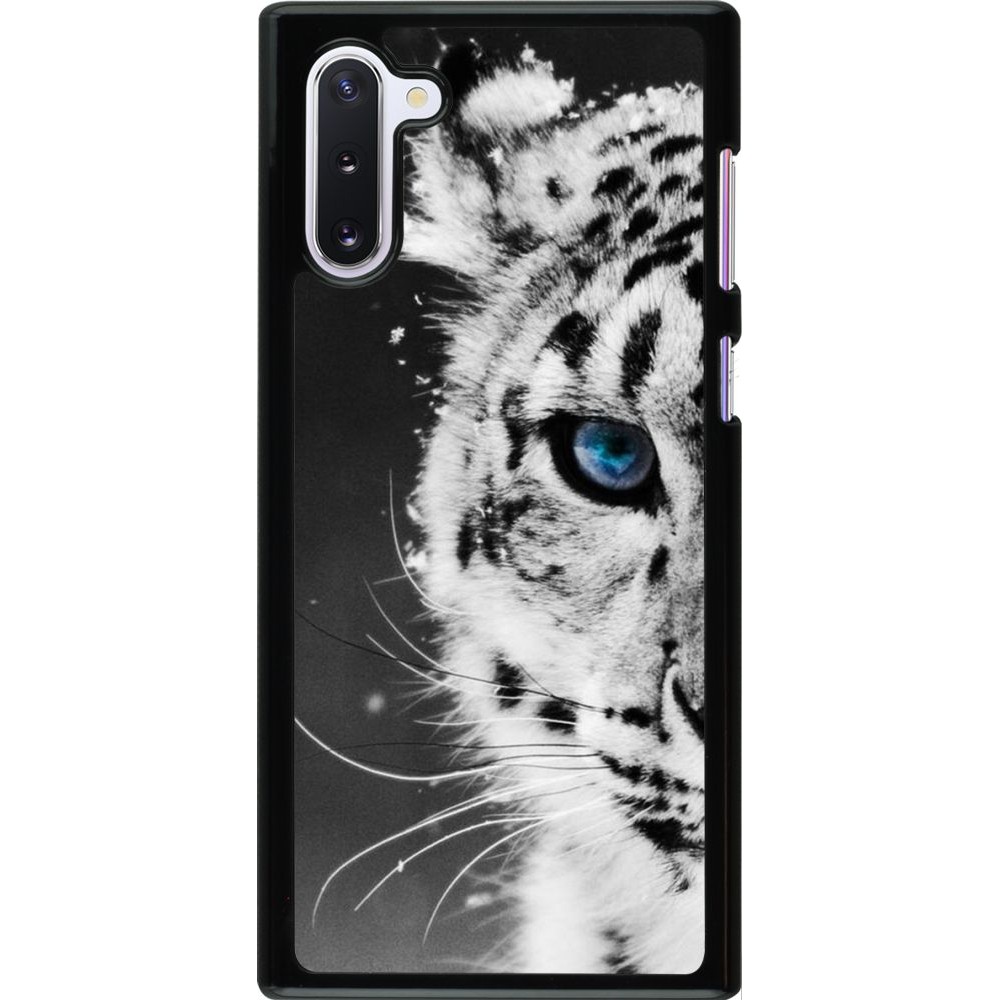 Coque Samsung Galaxy Note 10 - White tiger blue eye