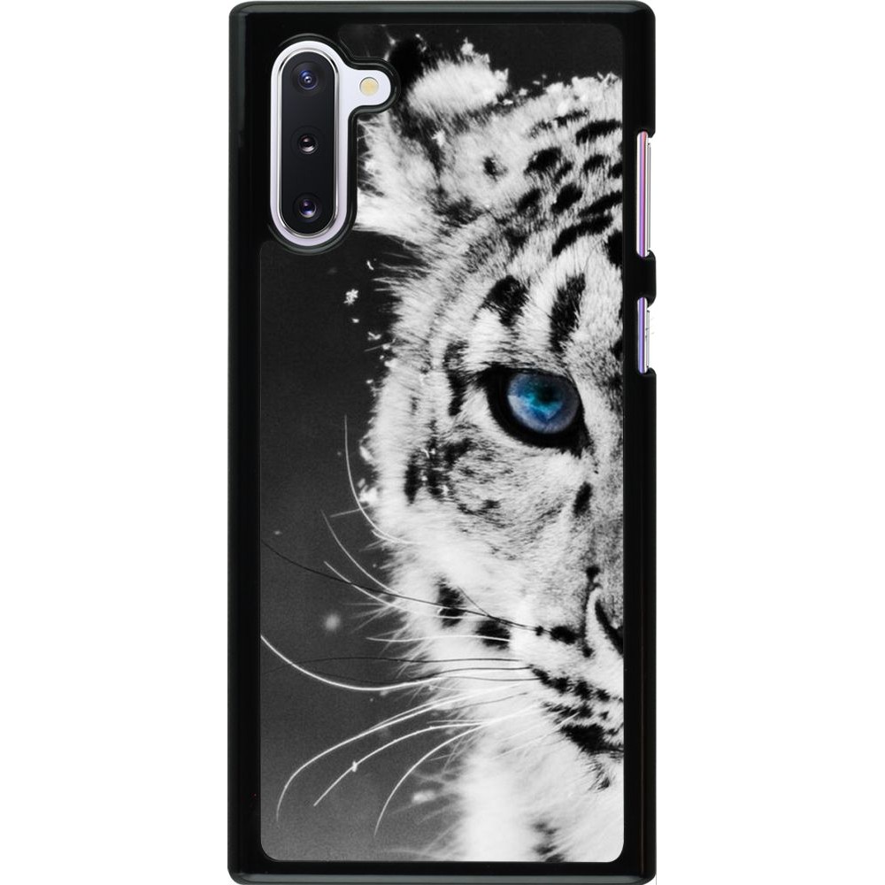 Hülle Samsung Galaxy Note 10 - White tiger blue eye