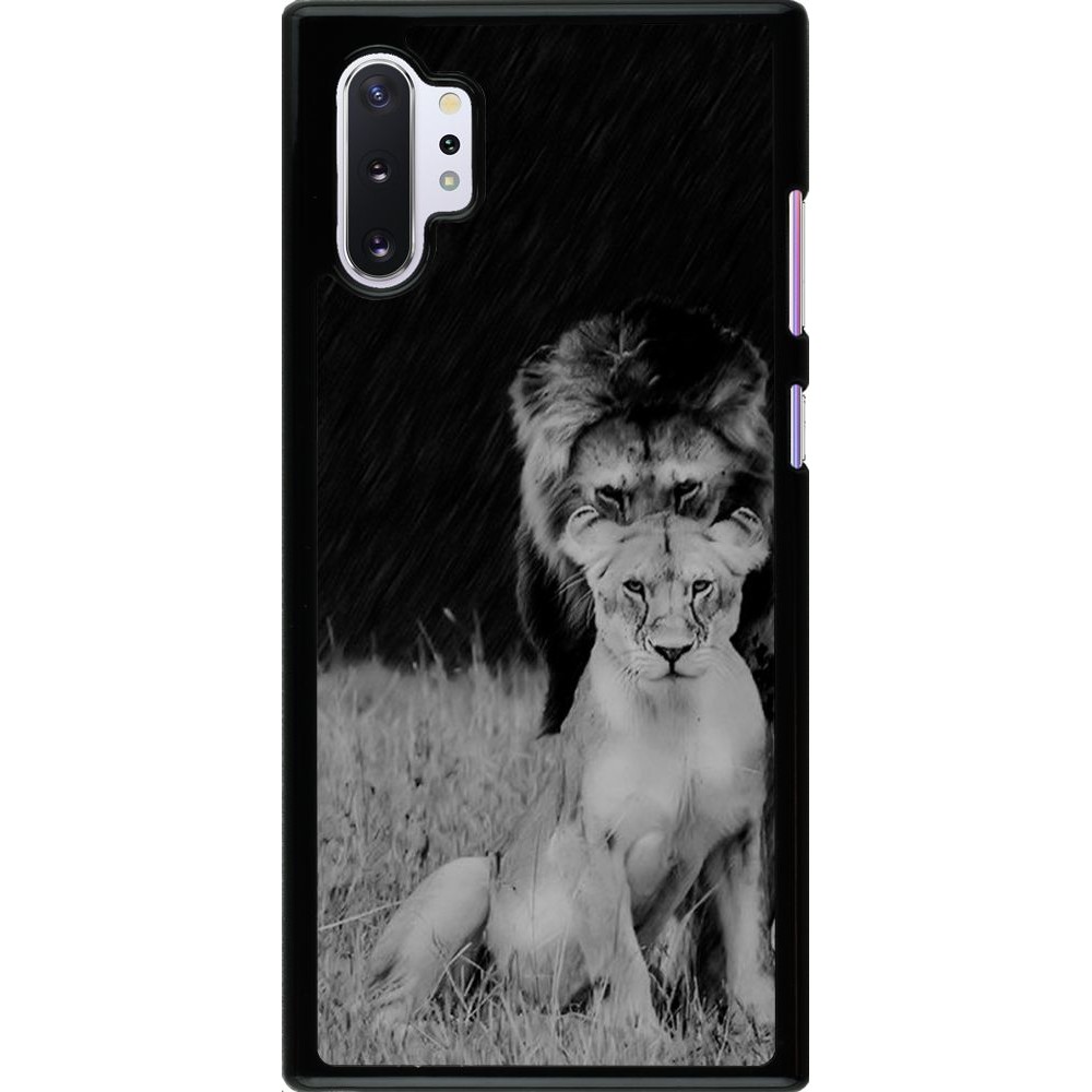 Hülle Samsung Galaxy Note 10+ - Angry lions