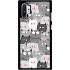 Coque Samsung Galaxy Note 10+ - Chats gris troupeau