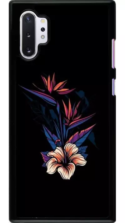 Coque Samsung Galaxy Note 10+ - Dark Flowers