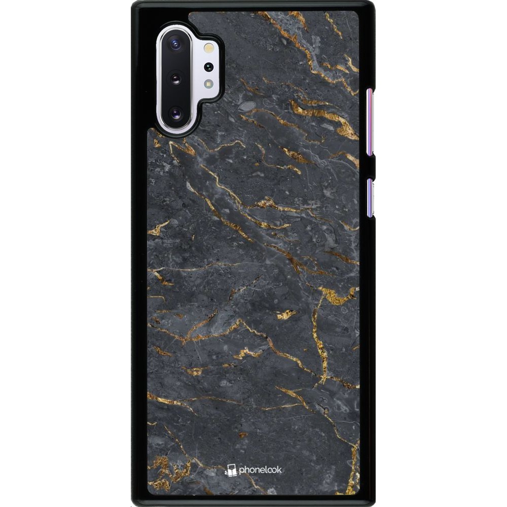 Hülle Samsung Galaxy Note 10+ - Grey Gold Marble