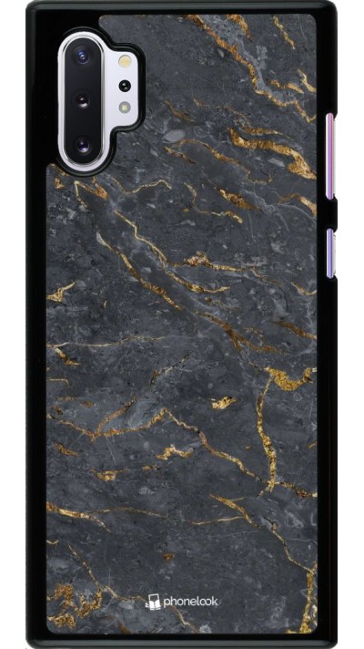 Coque Samsung Galaxy Note 10+ - Grey Gold Marble