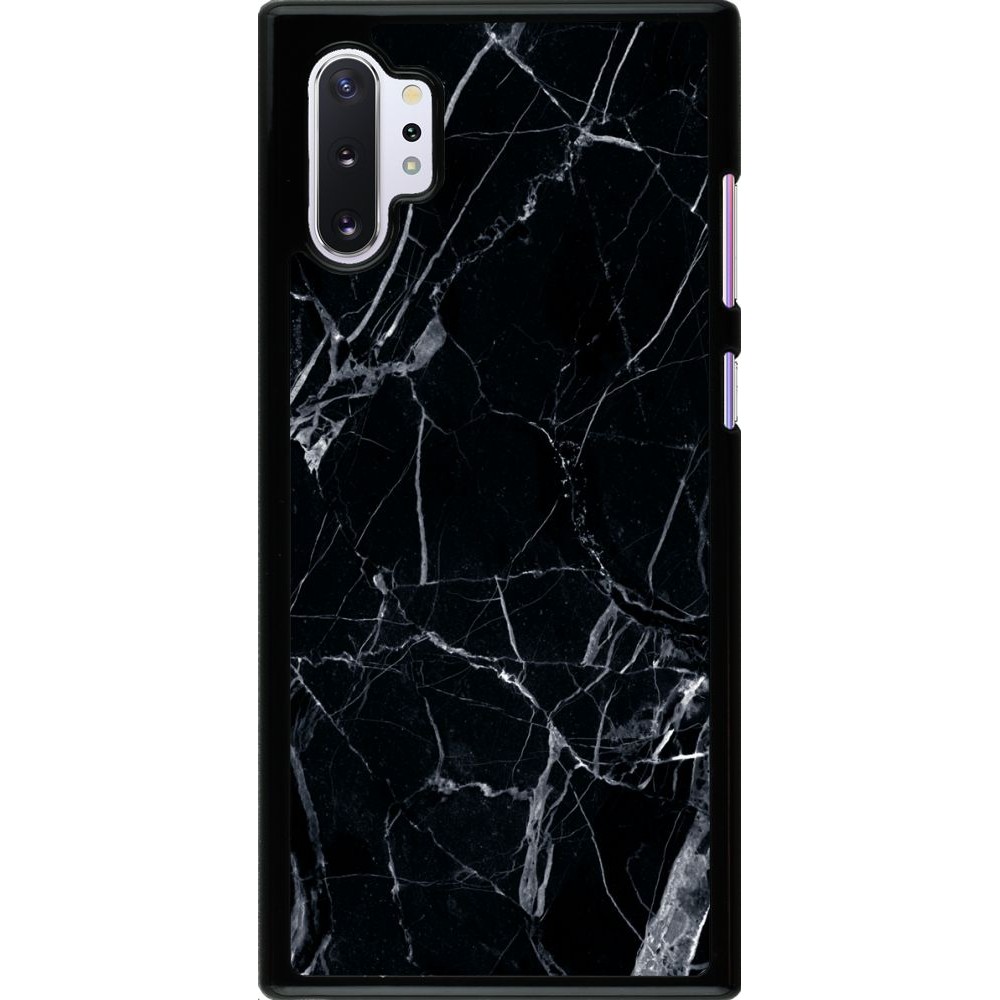 Coque Samsung Galaxy Note 10+ - Marble Black 01