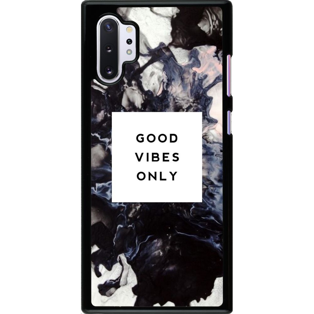 Coque Samsung Galaxy Note 10+ - Marble Good Vibes Only