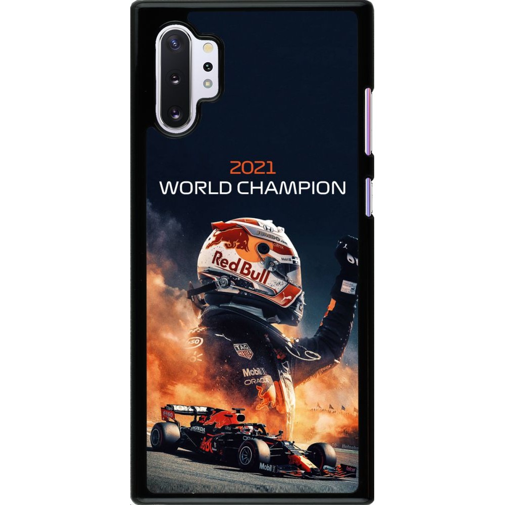 Hülle Samsung Galaxy Note 10+ - Max Verstappen 2021 World Champion