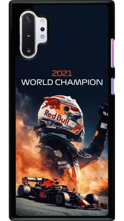 Coque Samsung Galaxy Note 10+ - Max Verstappen 2021 World Champion