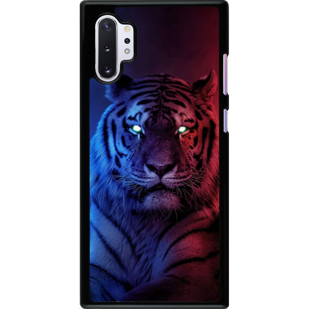 Coque Samsung Galaxy Note 10+ - Tiger Blue Red