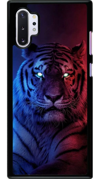 Coque Samsung Galaxy Note 10+ - Tiger Blue Red