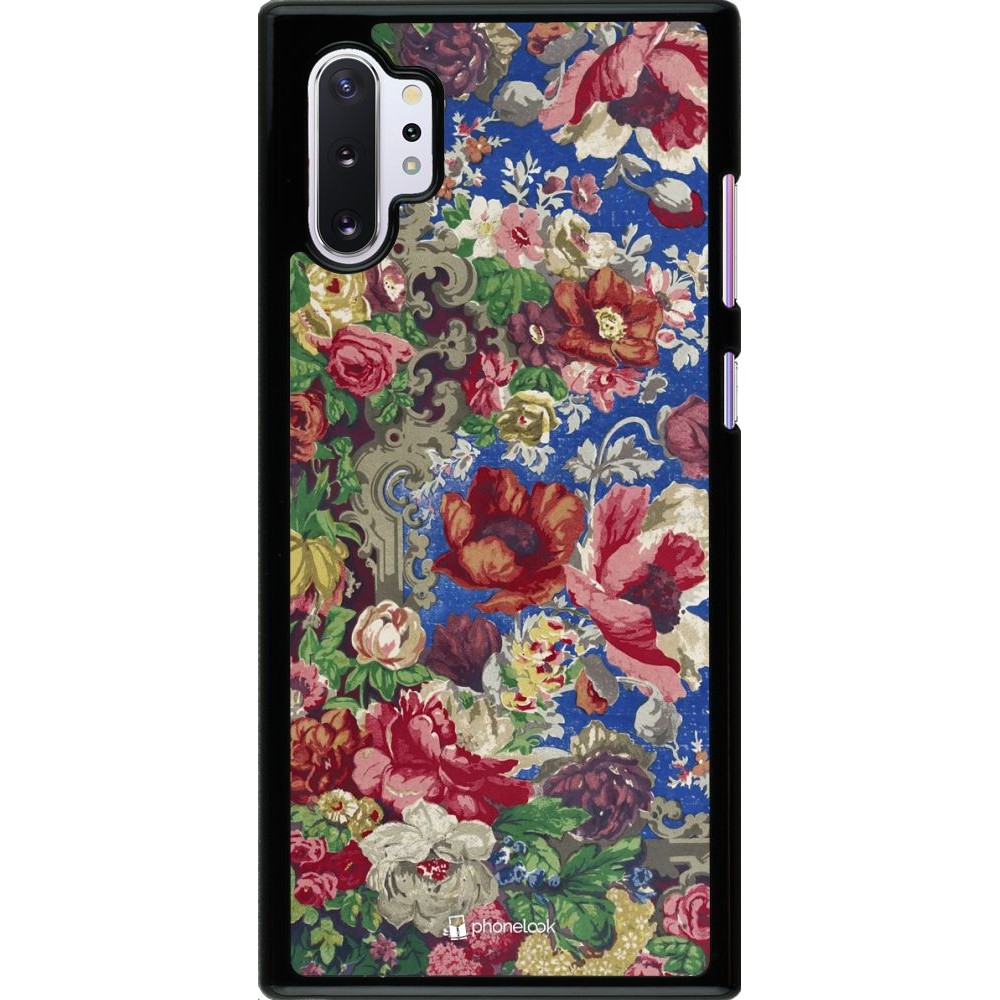 Hülle Samsung Galaxy Note 10+ - Vintage Art Flowers