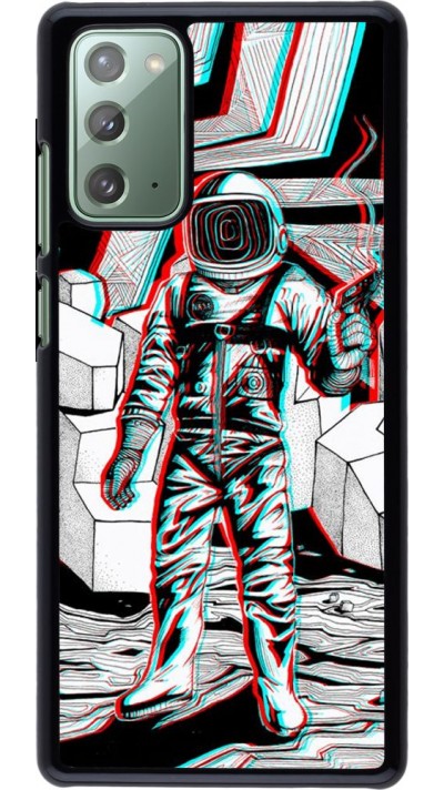 Hülle Samsung Galaxy Note 20 - Anaglyph Astronaut