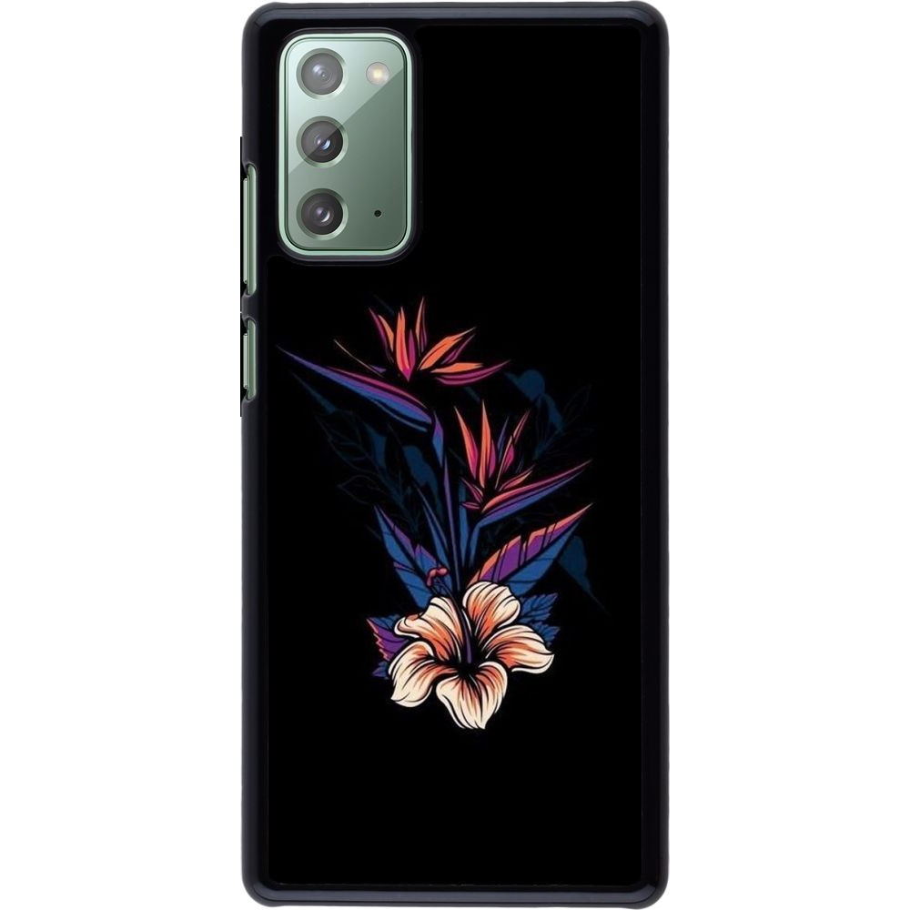 Hülle Samsung Galaxy Note 20 - Dark Flowers