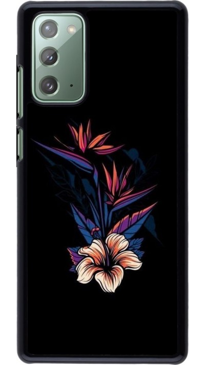 Coque Samsung Galaxy Note 20 - Dark Flowers