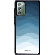 Coque Samsung Galaxy Note 20 - Flat Blue Waves