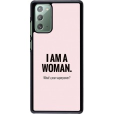 Hülle Samsung Galaxy Note 20 - I am a woman