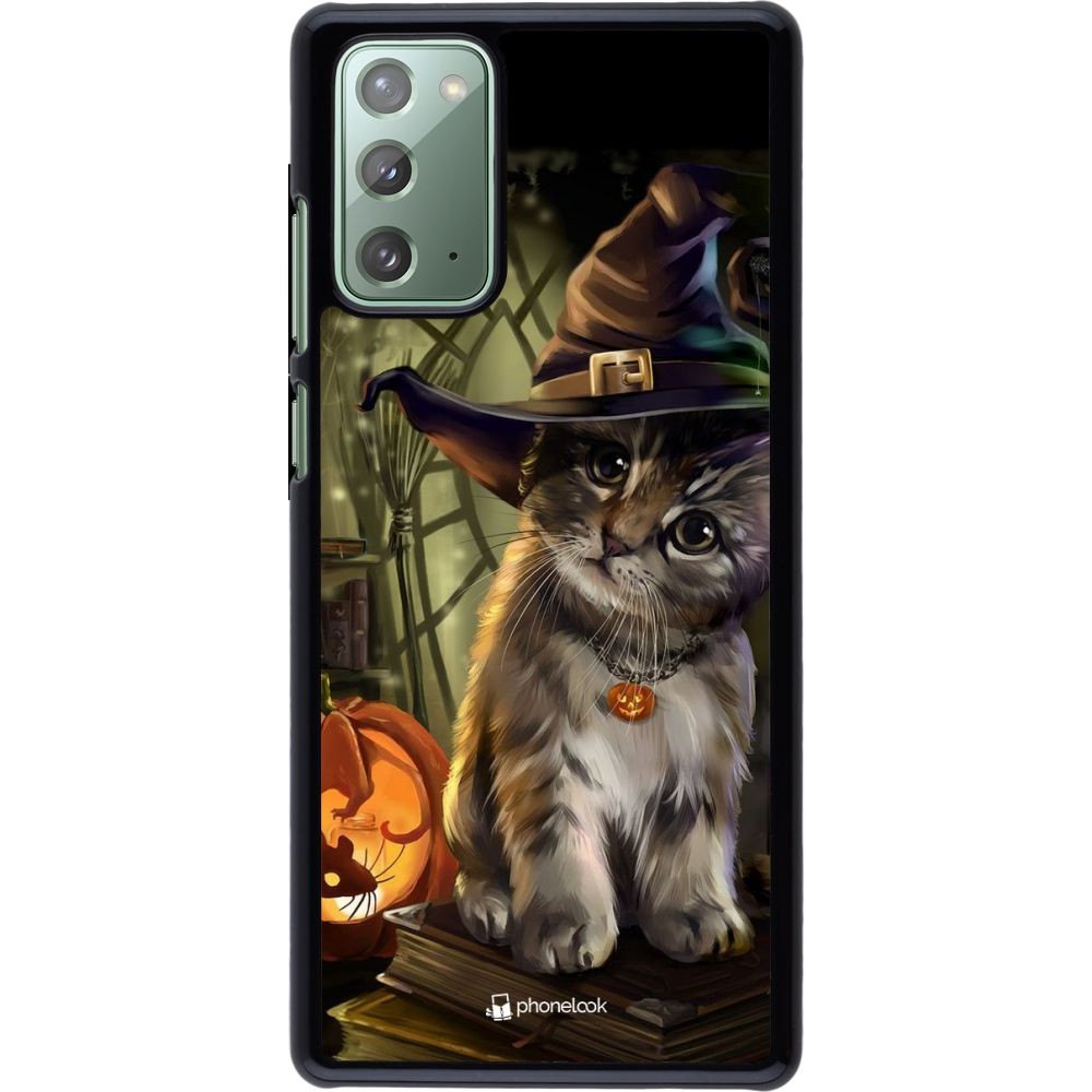 Coque Samsung Galaxy Note 20 - Halloween 21 Witch cat