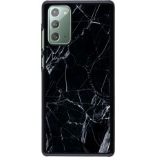 Coque Samsung Galaxy Note 20 - Marble Black 01