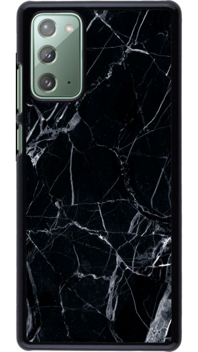 Coque Samsung Galaxy Note 20 - Marble Black 01