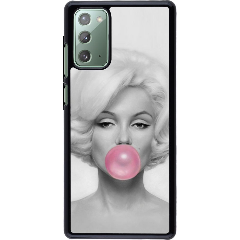 Coque Samsung Galaxy Note 20 - Marilyn Bubble