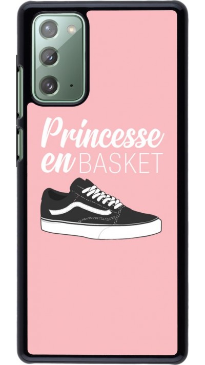 Coque Samsung Galaxy Note 20 - princesse en basket