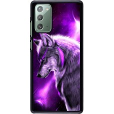Coque Samsung Galaxy Note 20 - Purple Sky Wolf
