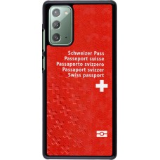 Coque Samsung Galaxy Note 20 - Swiss Passport