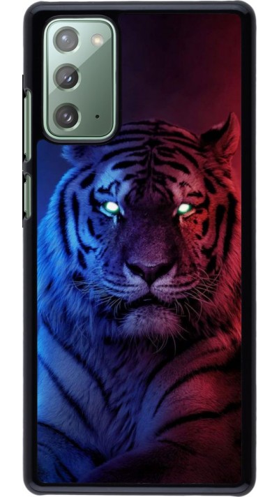 Coque Samsung Galaxy Note 20 - Tiger Blue Red