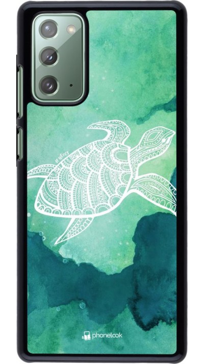 Coque Samsung Galaxy Note 20 - Turtle Aztec Watercolor