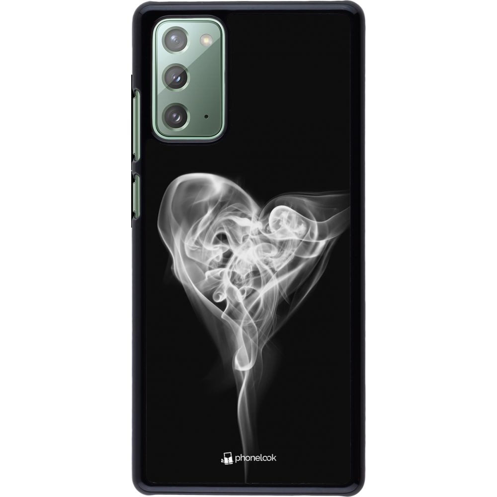 Coque Samsung Galaxy Note 20 - Valentine 2022 Black Smoke