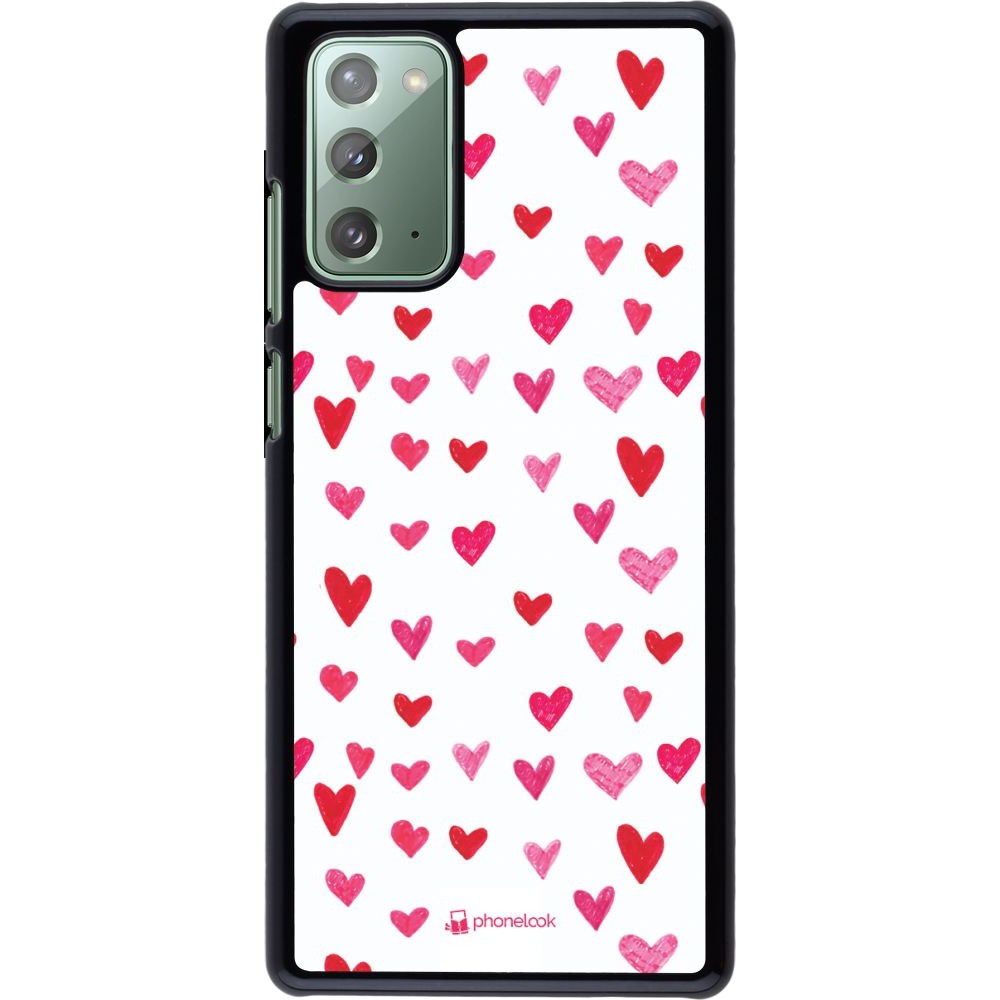 Coque Samsung Galaxy Note 20 - Valentine 2022 Many pink hearts