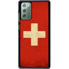 Hülle Samsung Galaxy Note 20 - Vintage Flag SWISS