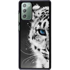 Coque Samsung Galaxy Note 20 - White tiger blue eye