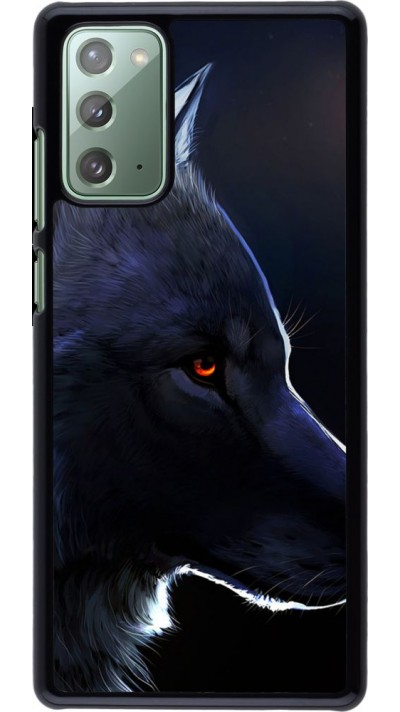 Coque Samsung Galaxy Note 20 - Wolf Shape