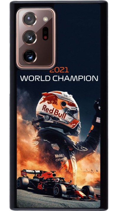 Coque Samsung Galaxy Note 20 Ultra - Max Verstappen 2021 World Champion