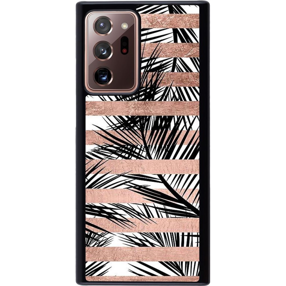 Hülle Samsung Galaxy Note 20 Ultra - Palm trees gold stripes