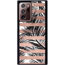 Hülle Samsung Galaxy Note 20 Ultra - Palm trees gold stripes