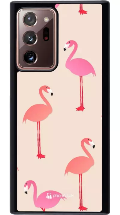 Coque Samsung Galaxy Note 20 Ultra - Pink Flamingos Pattern